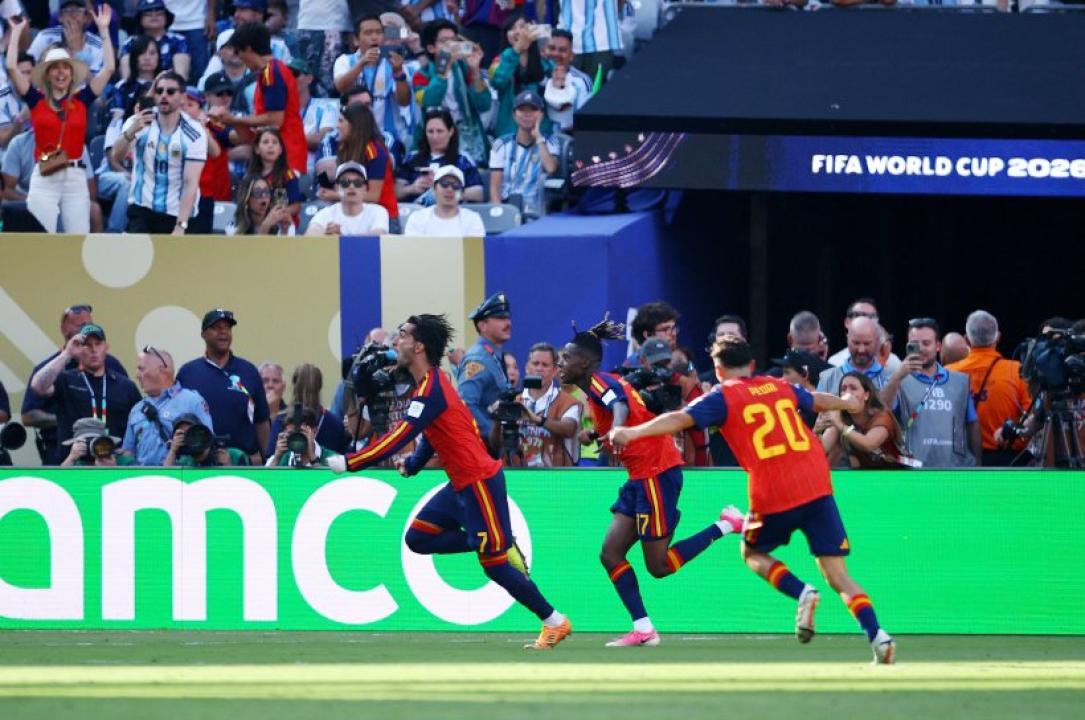 مشاهدة هدف إسبانيا على الأرجنتين نهائي كأس العالم 2026 | توريس العالمي HD كامل بجودة عالية